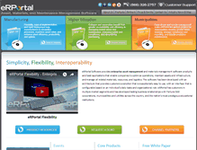 Tablet Screenshot of erportalsoftware.com